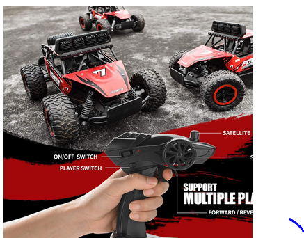 Toy Grade Vehicle Truck Crawler with Two Rechargeable Batteries for Kids and Adults