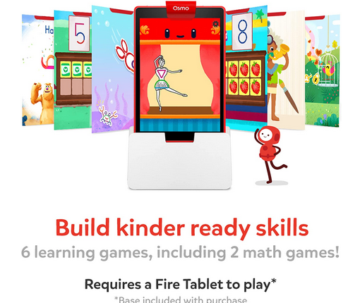 Little Genius Starter Kit for Fire Tablet ,Early Math Adventure ,6 Educational Games for kids