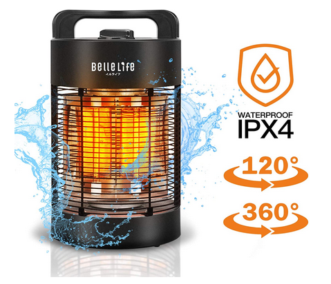 Infrared Standing Heater 700W with 360° Rotation, 4 Modes for Energy Saving and Efficient Heating