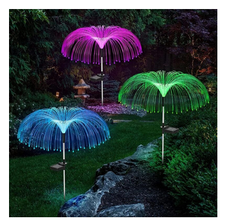 Garden Solar Fireworks Lights, Color-Changing Waterproof LED Outdoor Decoration for Pathway, Patio, and Lawn