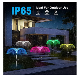 Garden Solar Fireworks Lights, Color-Changing Waterproof LED Outdoor Decoration for Pathway, Patio, and Lawn