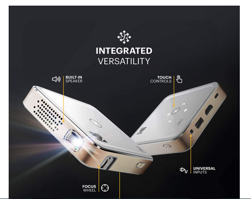 Portable Rechargeable Projector Built-in Speaker