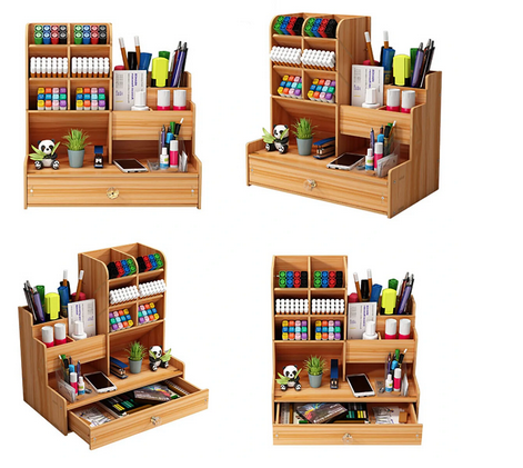 Office School Stationery Storage Stand Case