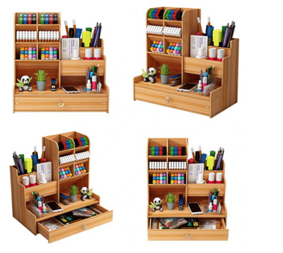 Office School Stationery Storage Stand Case