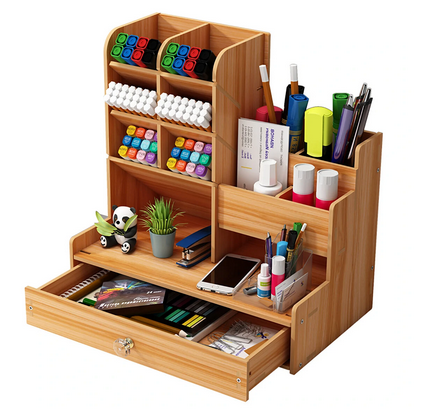 Office School Stationery Storage Stand Case