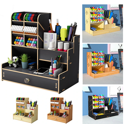 Office School Stationery Storage Stand Case