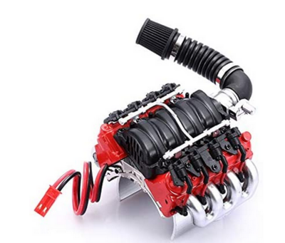 Simulate Motor Engine Cooling Fans Radiator Kit