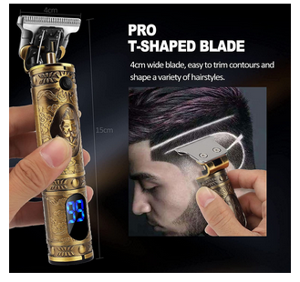 Hair Clippers for Men Professional Beard Trimmer with Rechargeable Battery, Cordless, and Adjustable Length Settings