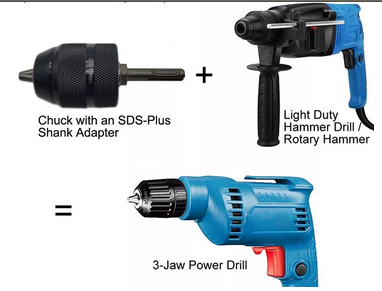 Key-less Drill Chuck Metal Heavy Duty