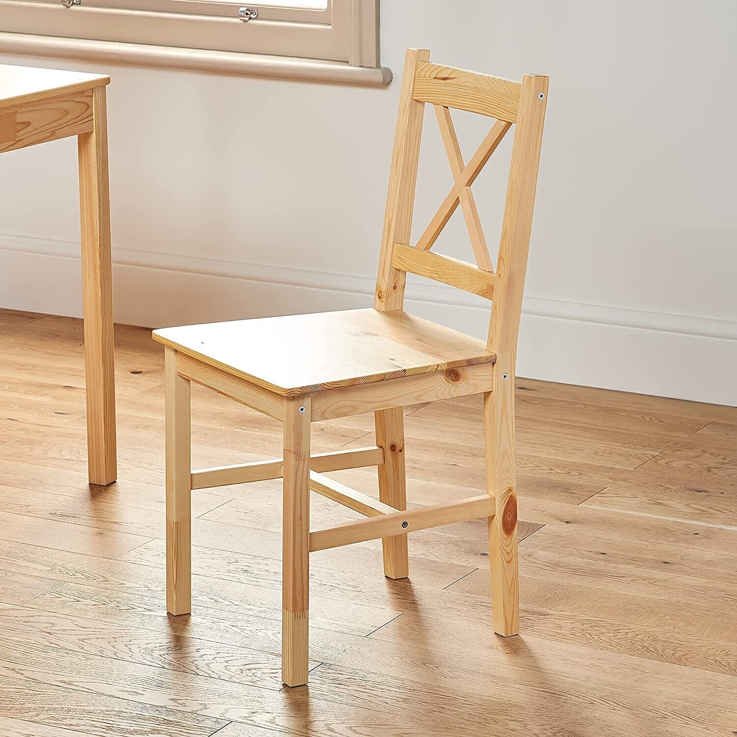 Pine Table and Chairs Set 4