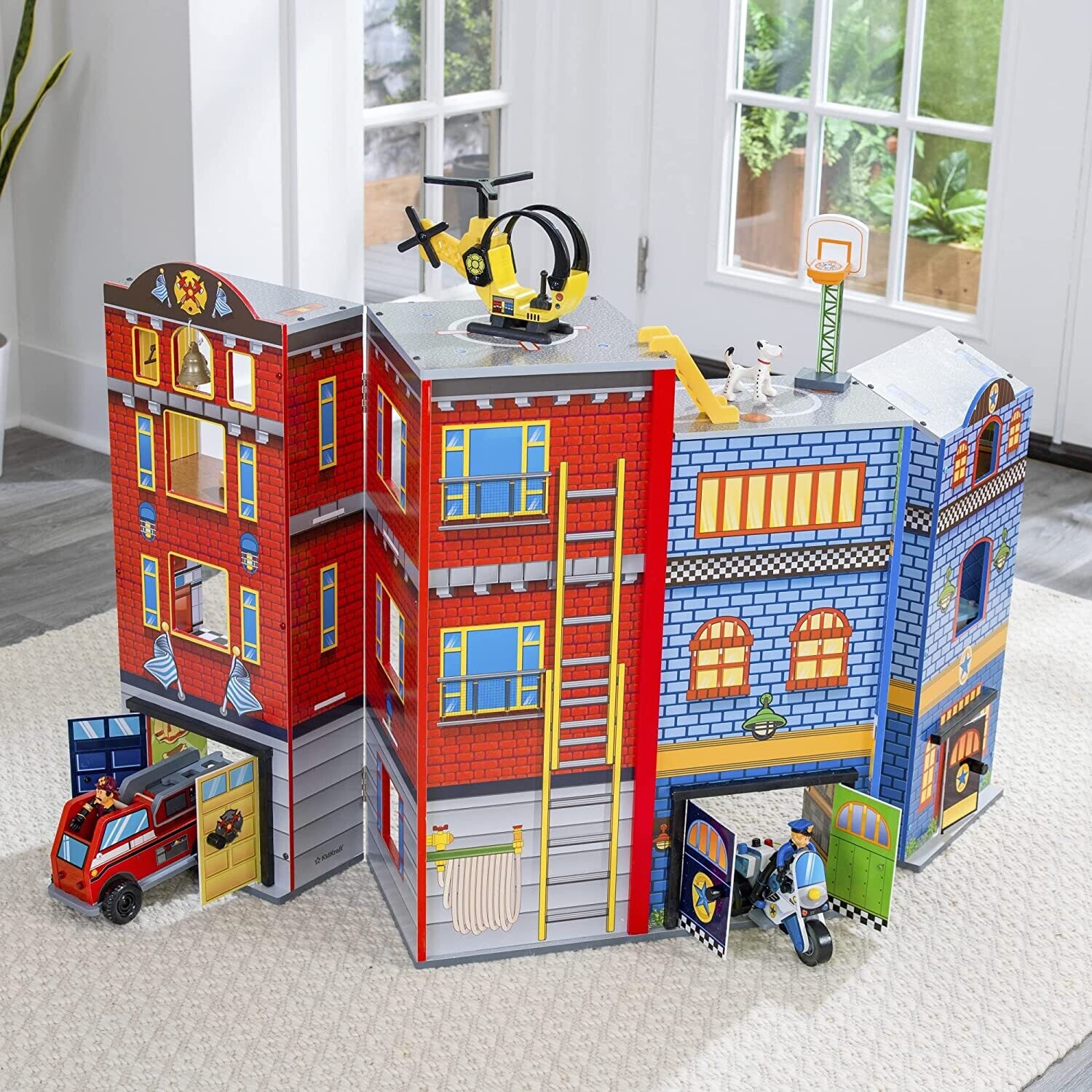 Everyday Heroes Wooden Play Set – Interactive and Imaginative Toy Set for Kids&#39; Role-Playing Adventures