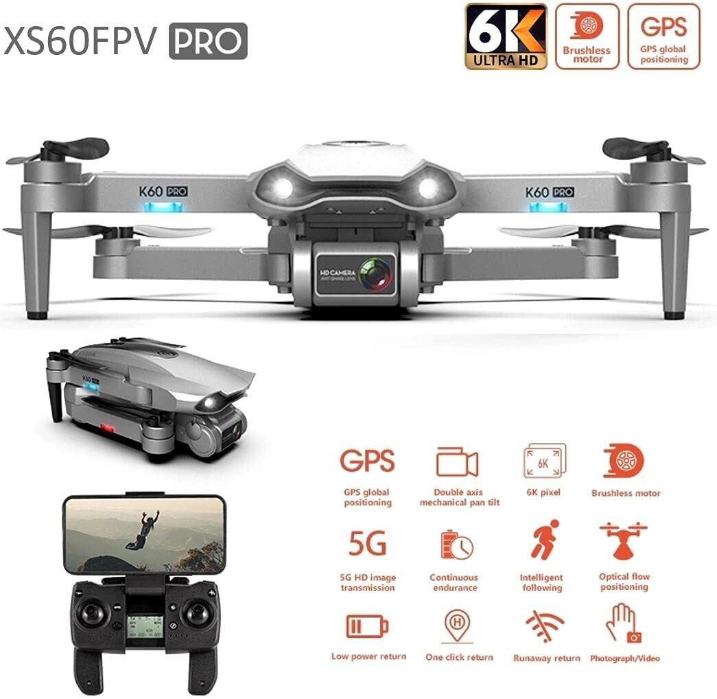 GPS Professional Drone with 6K Dual Camera for High-Resolution Aerial Photography and Stable Flight