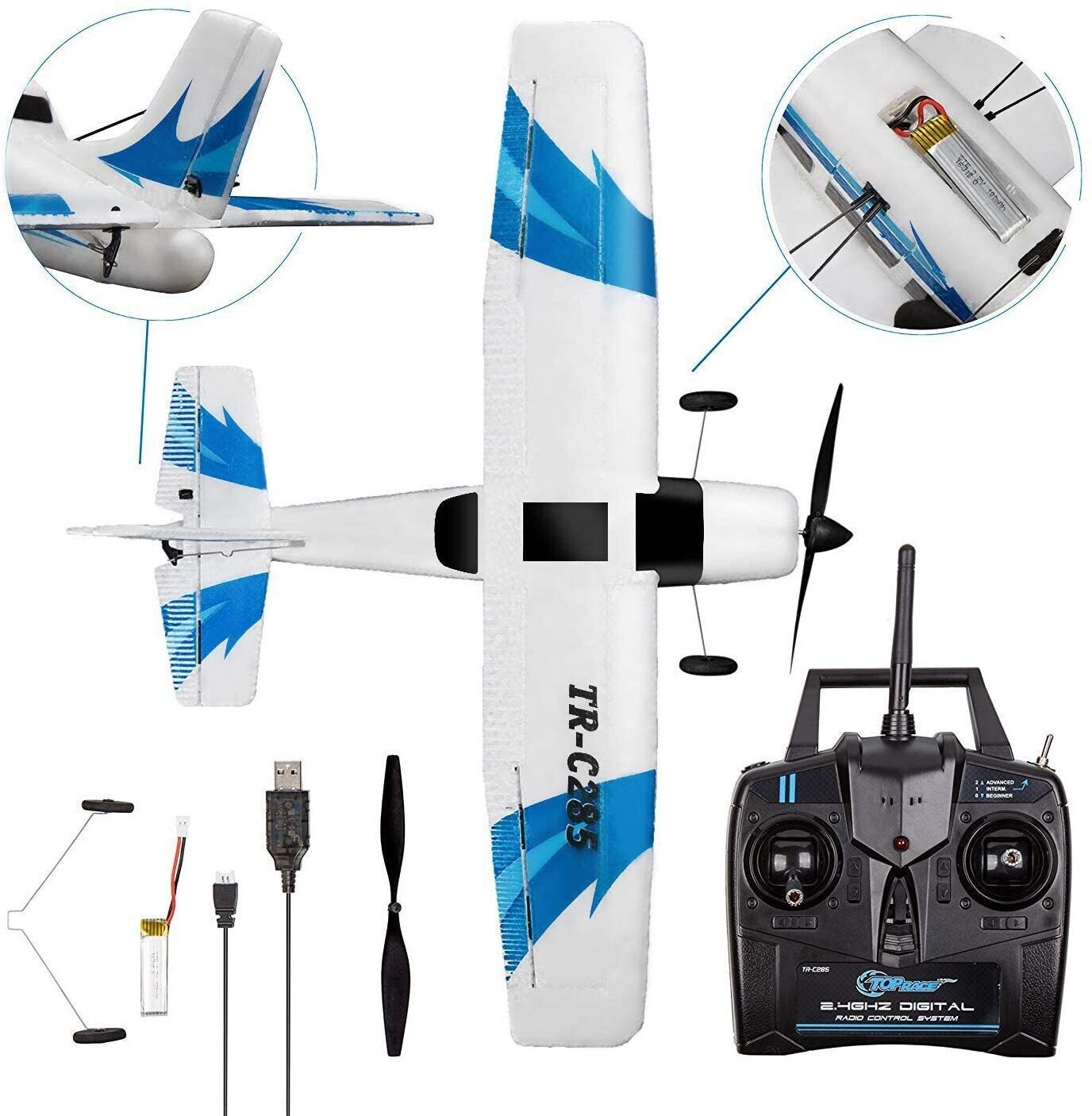 RC Aeroplane 3 Channel Remote Control