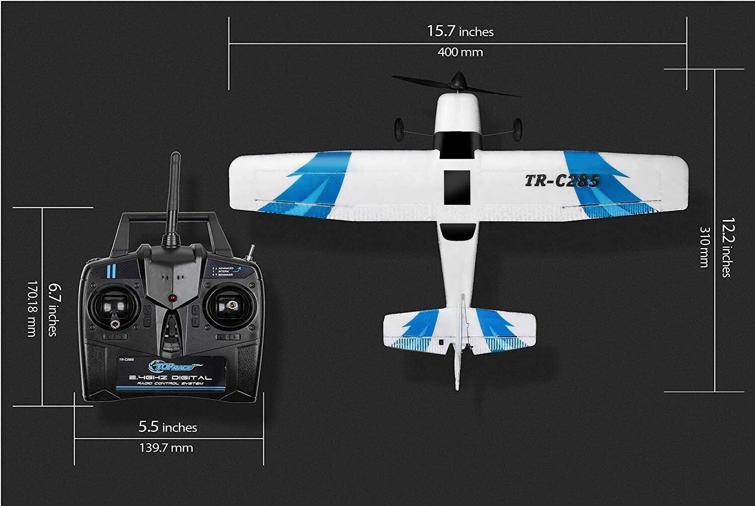 RC Aeroplane 3 Channel Remote Control