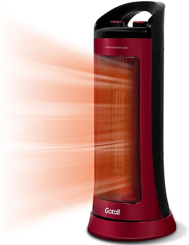 Ceramic Fan Heater, Portable Electric Space Heater for Home, Office, and Bedroom Heating