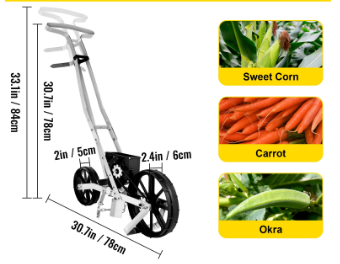Multi-function Hand-push Garden Seeder