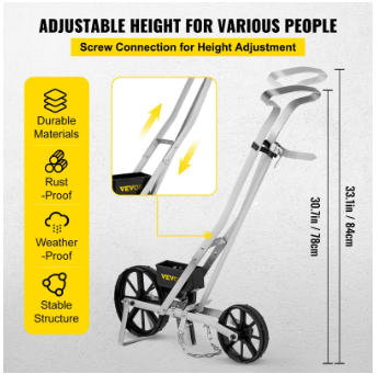 Multi-function Hand-push Garden Seeder