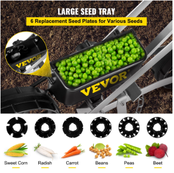 Multi-function Hand-push Garden Seeder
