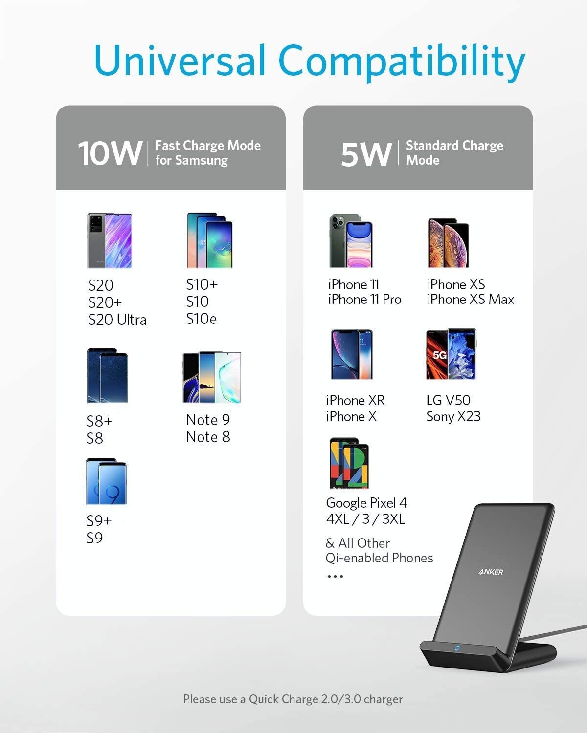 Power Wave Wireless Charging Pad. 10W