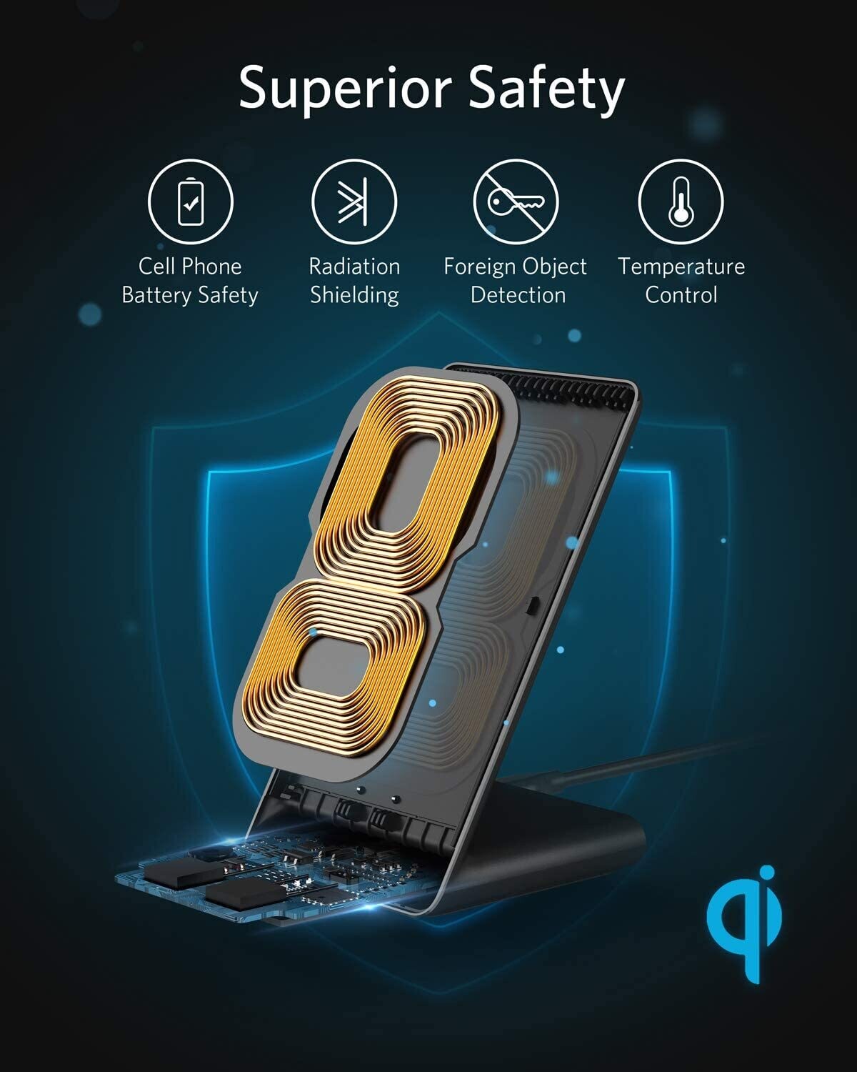Power Wave Wireless Charging Pad. 10W
