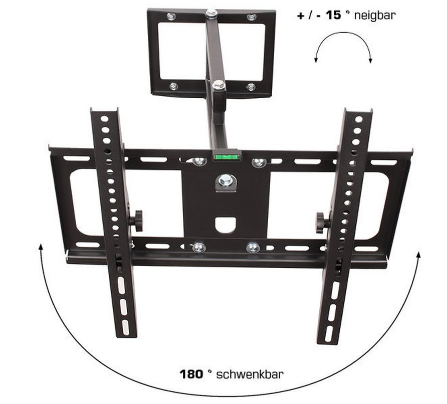 TV wall mount LCD/plasma tiltable pivotable LED LCD 32–80 inch