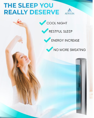 Tower Fan 45 W with Remote Control Pedestal Fan