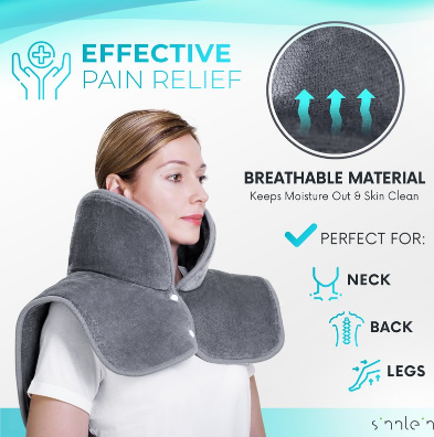 Electric Heating Pad Blanket – Neck, Back, and Shoulder Pain Relief with Adjustable Heat for Relaxation and Comfort