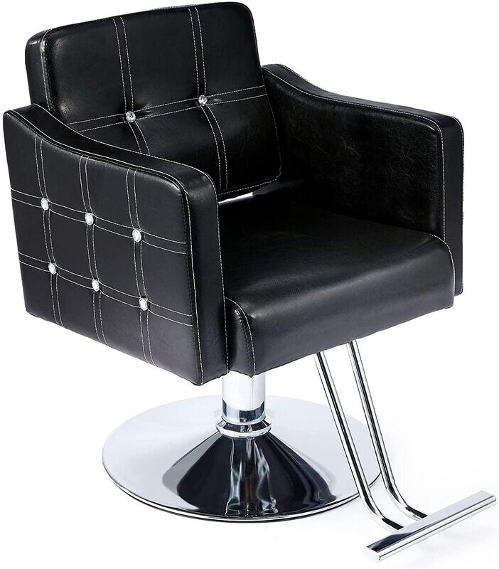 Classic Barber Chair Height Adjustable Hydraulic Operating Chair for Hairdressing, Salon Equipment