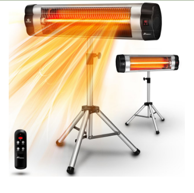 Infrared heater 2500W with remote control
