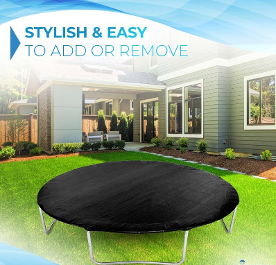 Trampoline cover 244 - 427 cm rain cover tarpaulin protective