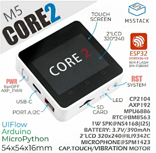 ESP32 Touch Screen Development Board Kit, featuring WiFi and Bluetooth connectivity, perfect for graphical programming, WiFi BLE IoT applications, and compatible with Arduino and M5Stack
