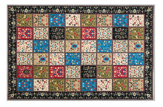 Bohemian Carpet Rug Geometric Floor Mat for Living Room / Bedroom Decor - 120*160cm A