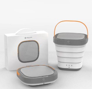 Portable &amp; Foldable Mini Clothes Washing Machine Compact