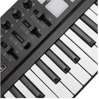 Panda Mini Portable 25-Key USB Keyboard Drum Pad and MIDI Controller