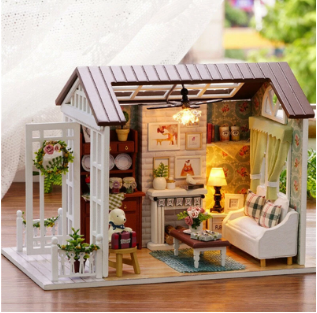 Cuteroom Forest Times Kits Wood Dollhouse Miniature DIY House