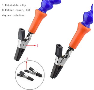 Six Arms Soldering Iron Stand Holder with  Helping Hands Magnifier
