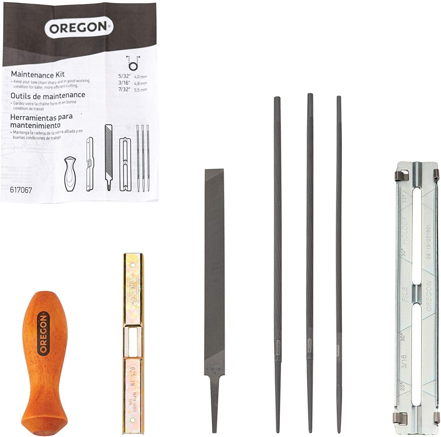 Chainsaw Sharpener Maintenance Kit, Chain Tool for Professional Chainsaw Care and Precision Sharpening