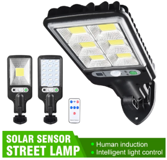LED Solar Street Light Outdoor Wall Light COB Waterproof