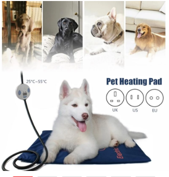 Chair Heater Mat Heating Pad, Pet Bed Body Warmer, Winter Heating Pad for Comfort and Warmth