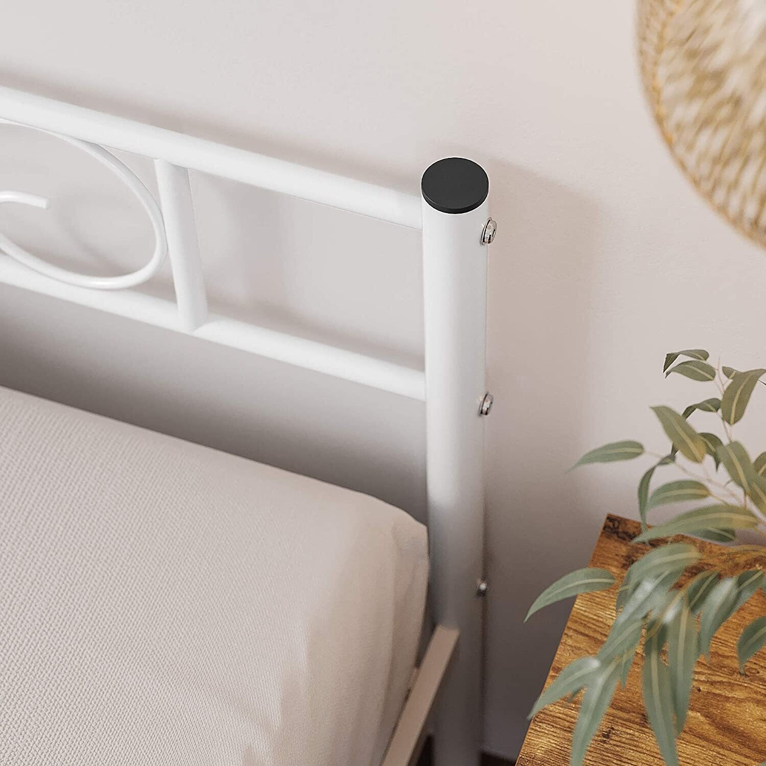 Single Bed Frame, Fits 90 x 190 cm Mattress