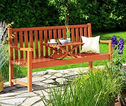 Hard Wooden Seater for Garden and Outdoor Benches, Durable and Stylish Seating for Patios and Yards