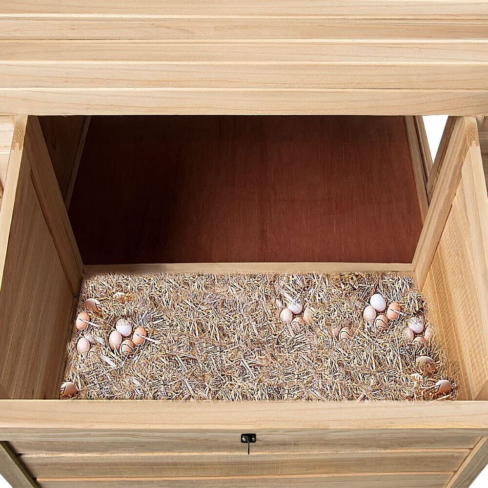 Mobile House for Chicken &amp; Rabbit Hutch Laying Nest