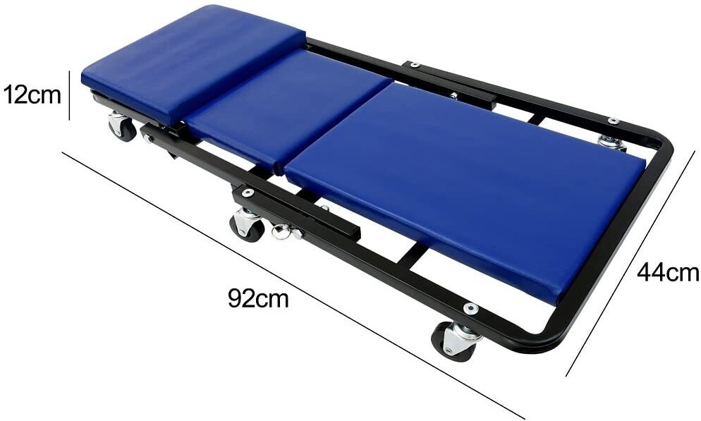 Car Creeper and Workshop Stool Set – Heavy-Duty 150kg Capacity for Mechanics and Garage Work