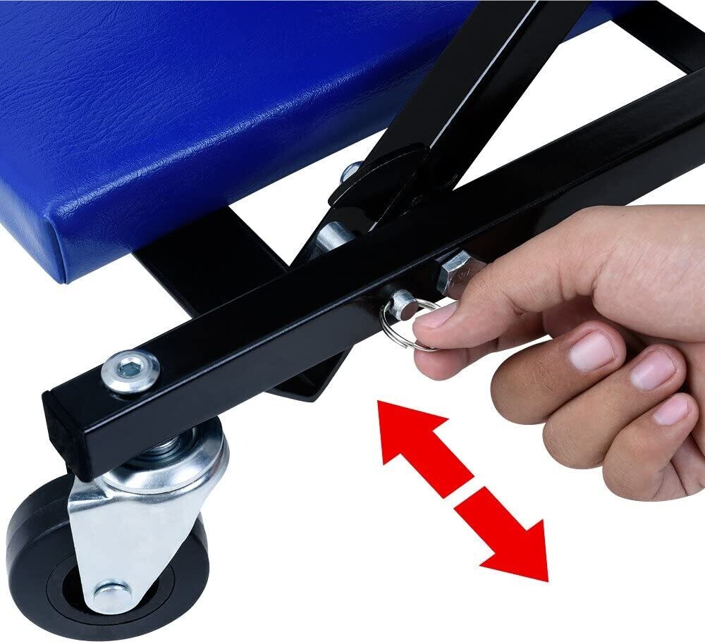 Car Creeper and Workshop Stool Set – Heavy-Duty 150kg Capacity for Mechanics and Garage Work