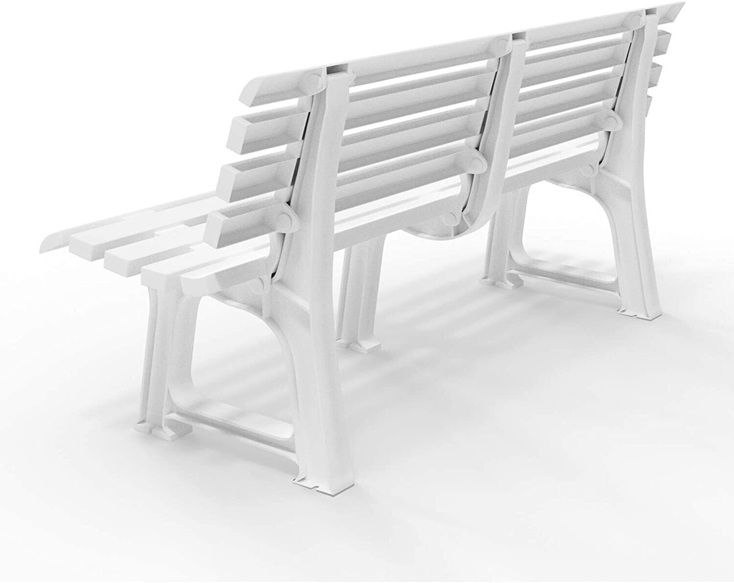 Orchidea 3 Seater Garden Bench White