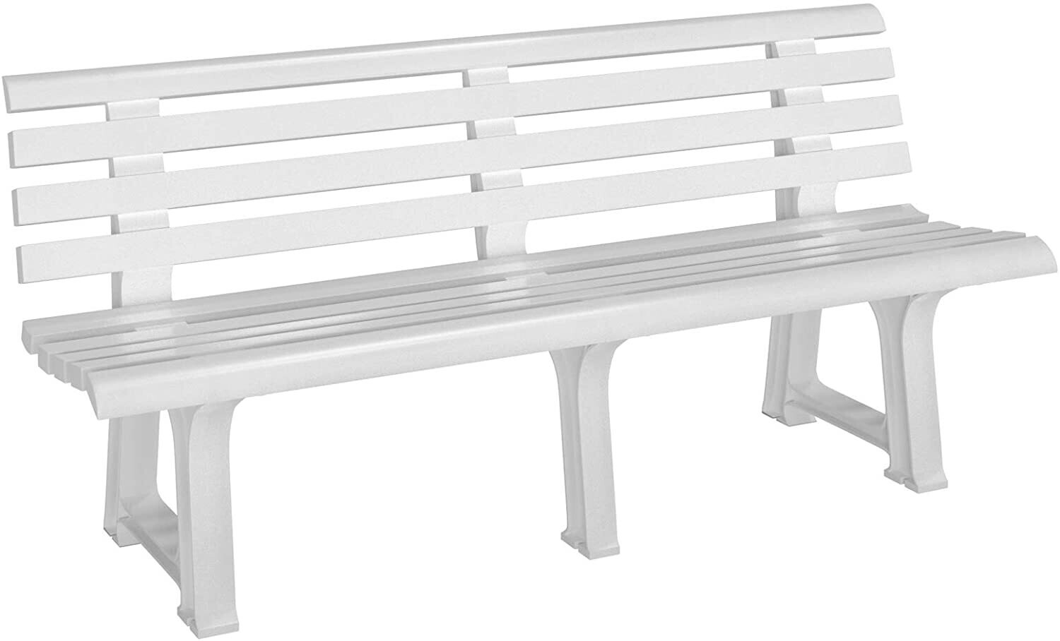 Orchidea 3 Seater Garden Bench White