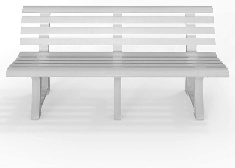 Orchidea 3 Seater Garden Bench White
