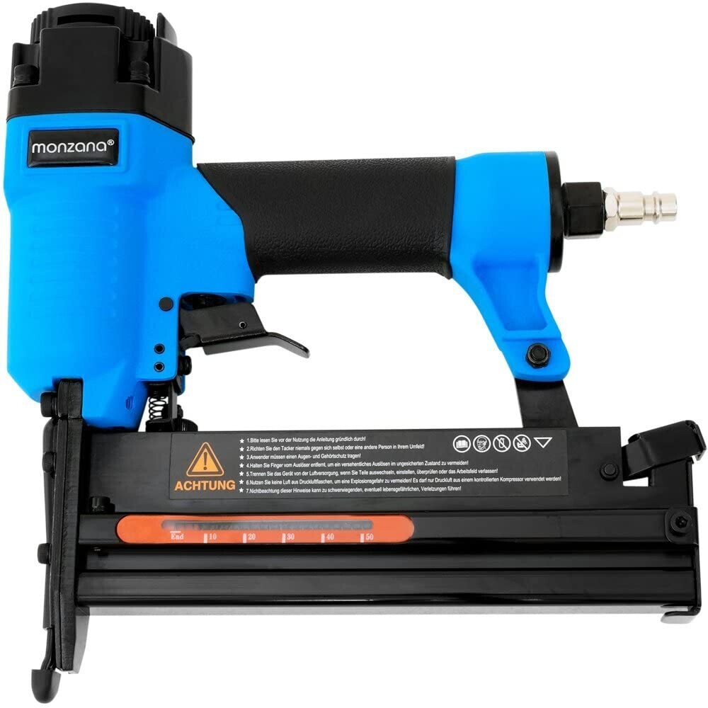 Compressed Air Nailer and Stapler for Woodworking, Pneumatic Stapler, High-Performance Nail Gun for Construction and DIY Projects