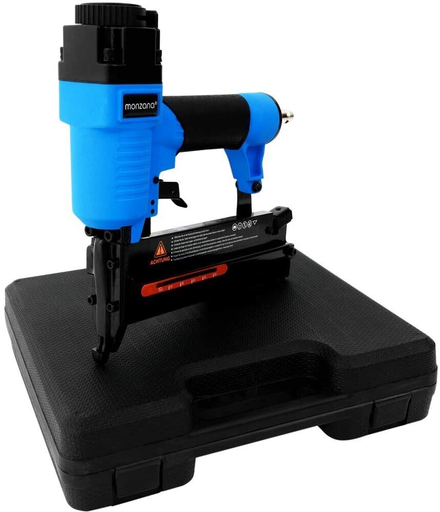 Compressed Air Nailer and Stapler for Woodworking, Pneumatic Stapler, High-Performance Nail Gun for Construction and DIY Projects