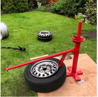 Heavy Duty Manual Car Tire Changer – Portable Tire Changing Tool for Cars, Trucks, SUVs, Durable Steel for Easy DIY Operation